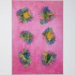 Fiber Art Collage, Quilt, M..